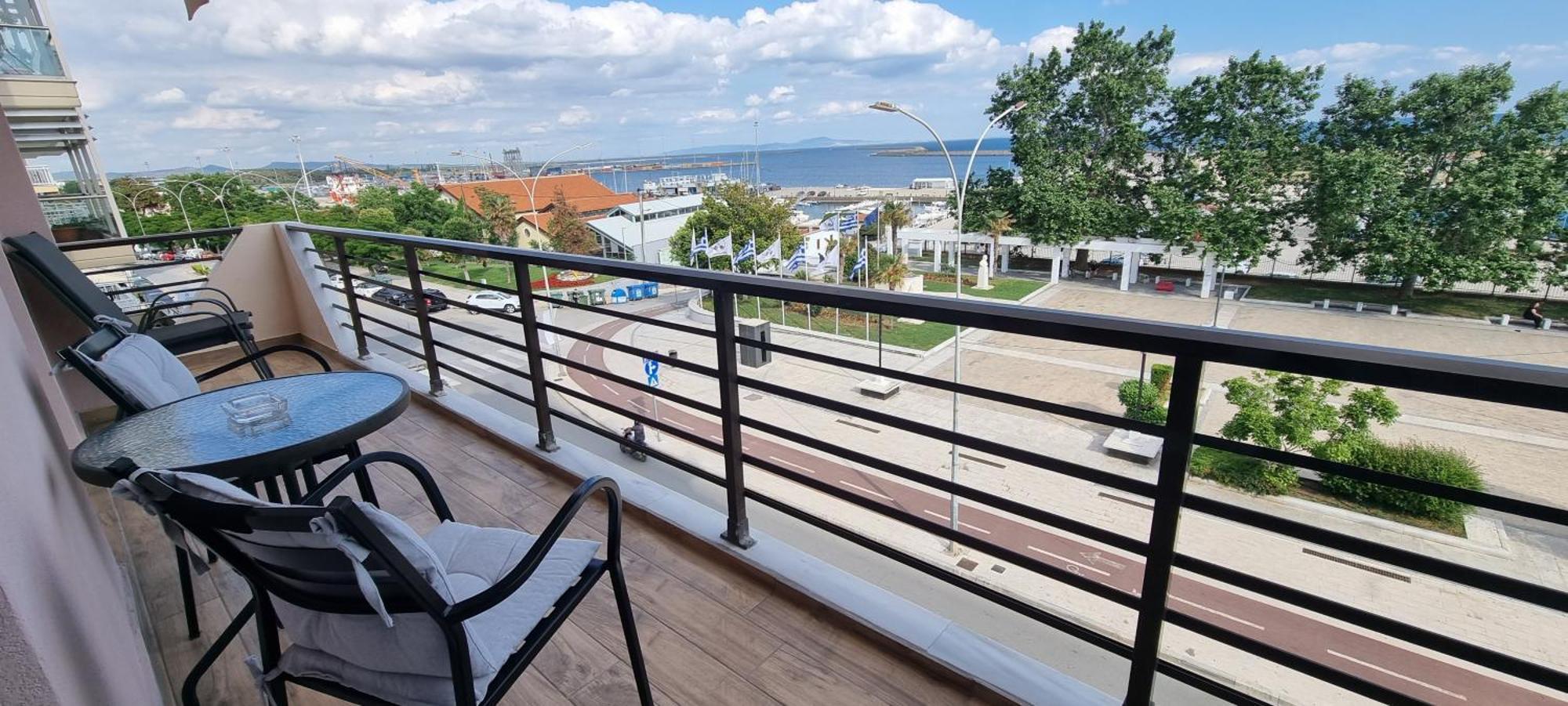 Amazing Sea View Apartment In The City Center! Alexandrúpoli Kültér fotó