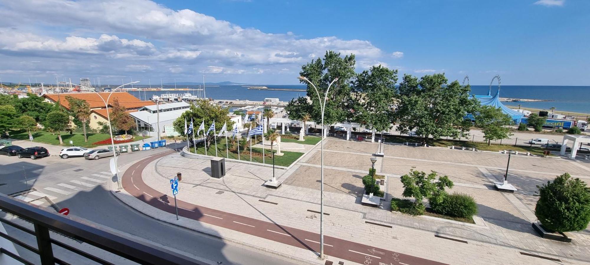 Amazing Sea View Apartment In The City Center! Alexandrúpoli Kültér fotó